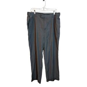Men's Croft & Barrow Wool Blend Gray Dress Pants Size 38x30